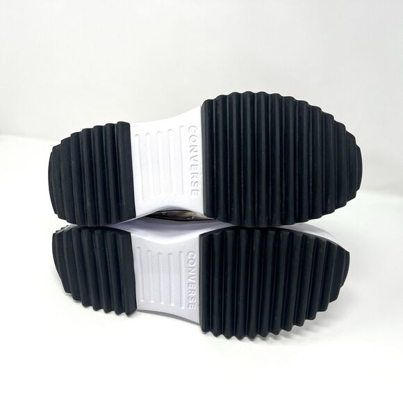 Converse Run Star Hike Shoes Sz 10.5 Gingham Chunky Platform High-Top Sneakers - Picture 8 of 13